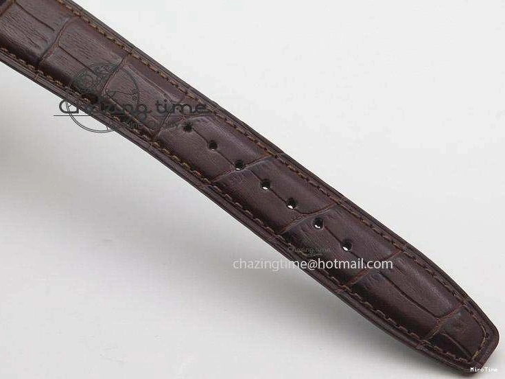 MIROTIME 0423 Portuguese Real PR IW500127 RG ZF 1:1 Best Edition Grey Red Dial On Brown Leather Strap A52010 V AllSeason 7331